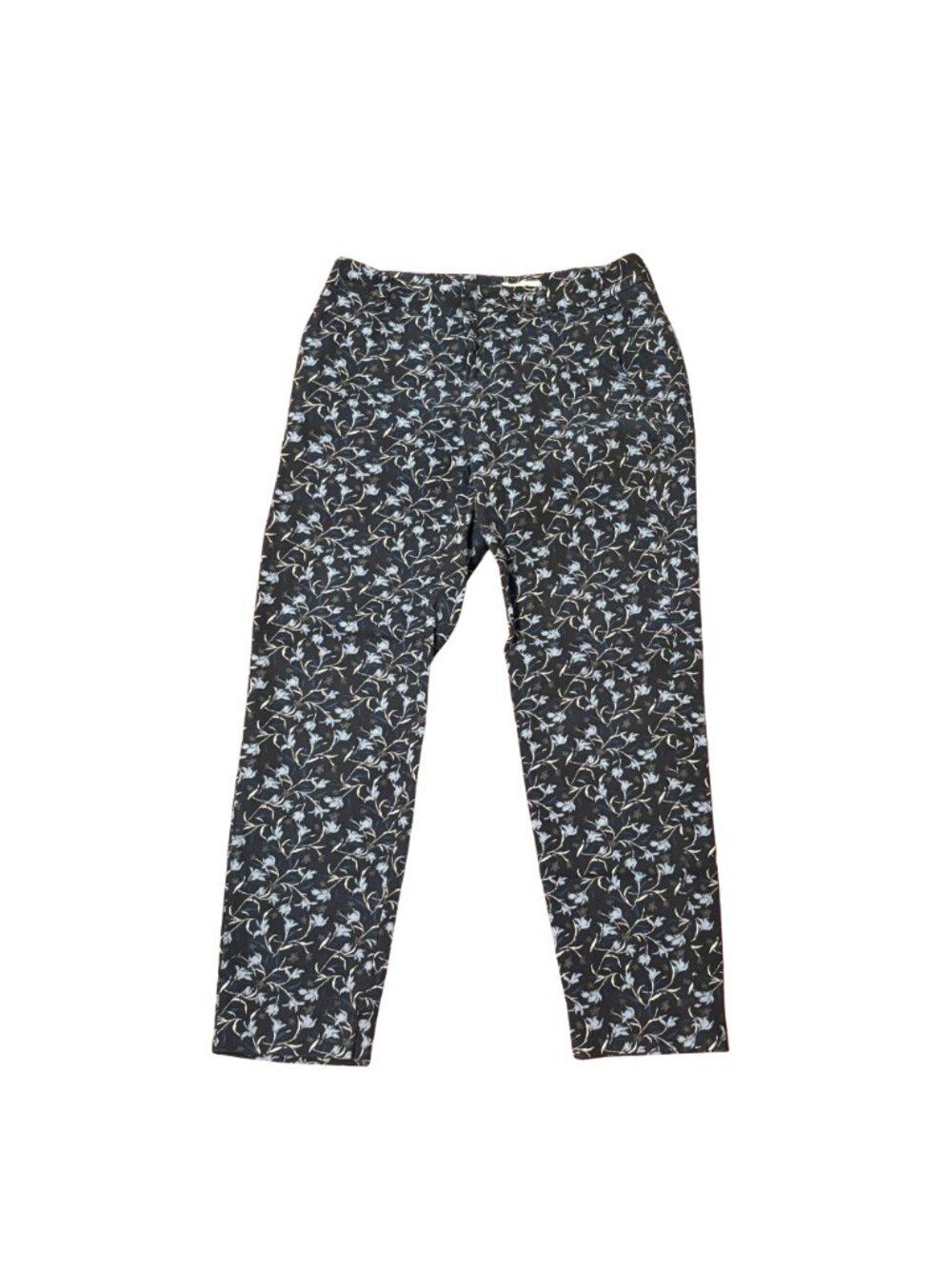 Max & Co. Black & Blue Floral Low Rise Skinny Jeans – Size 8